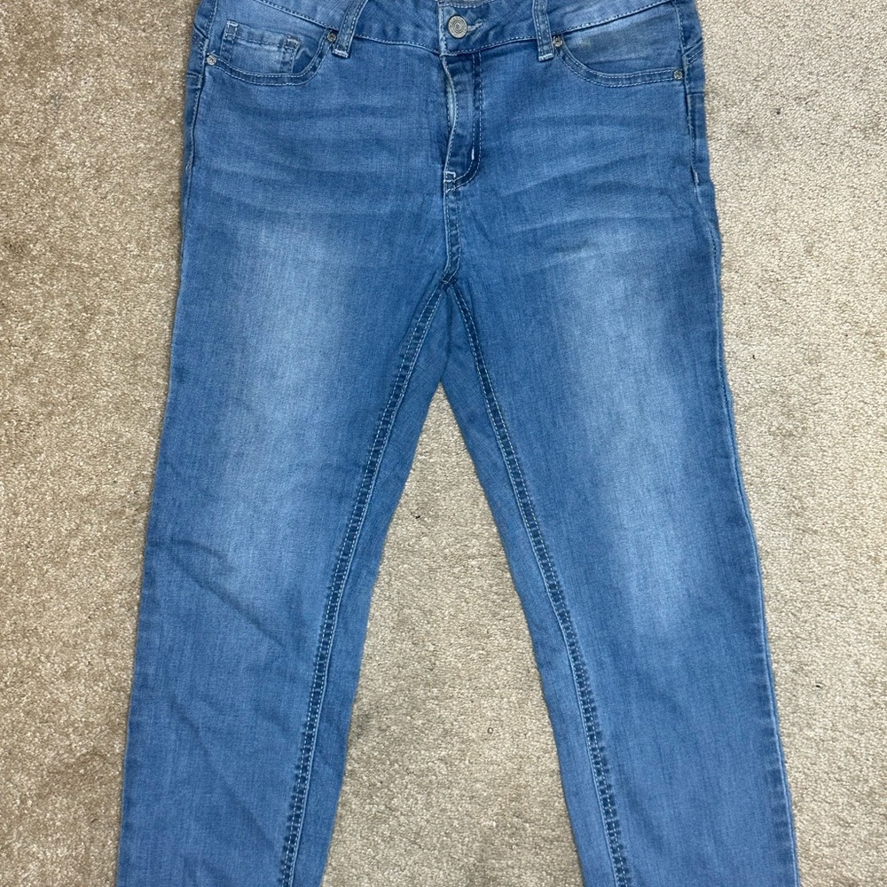 Classic Blue Capri Denim Jeans